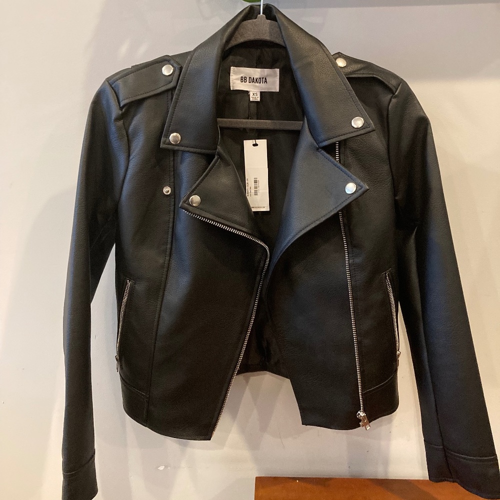 BB Dakota by Steve Madden Vegan Leather Jacket